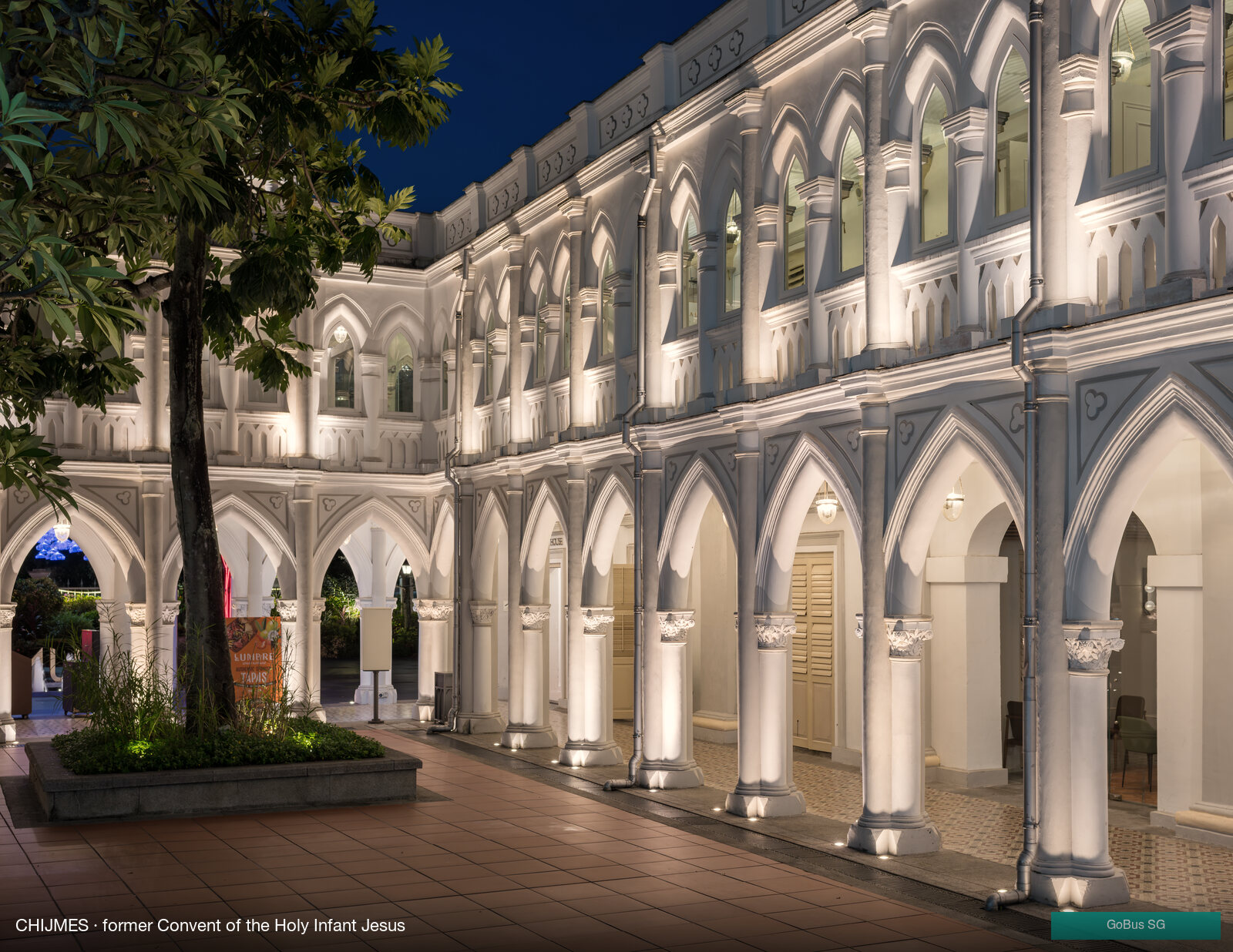 CHIJMES historic building in Singapore