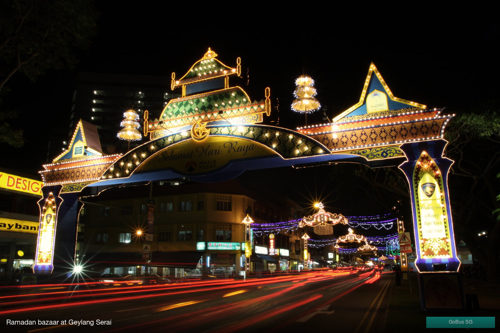 Ramadan bazaar at Geylang Serai, Singapore