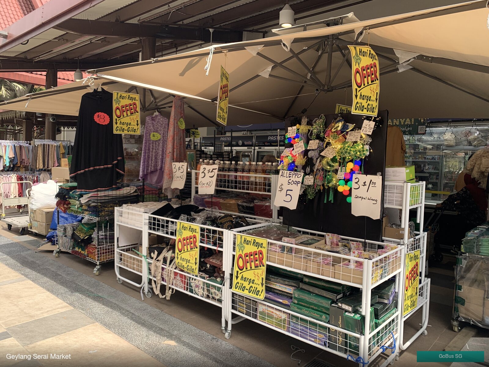 Geylang Serai market in Singapore