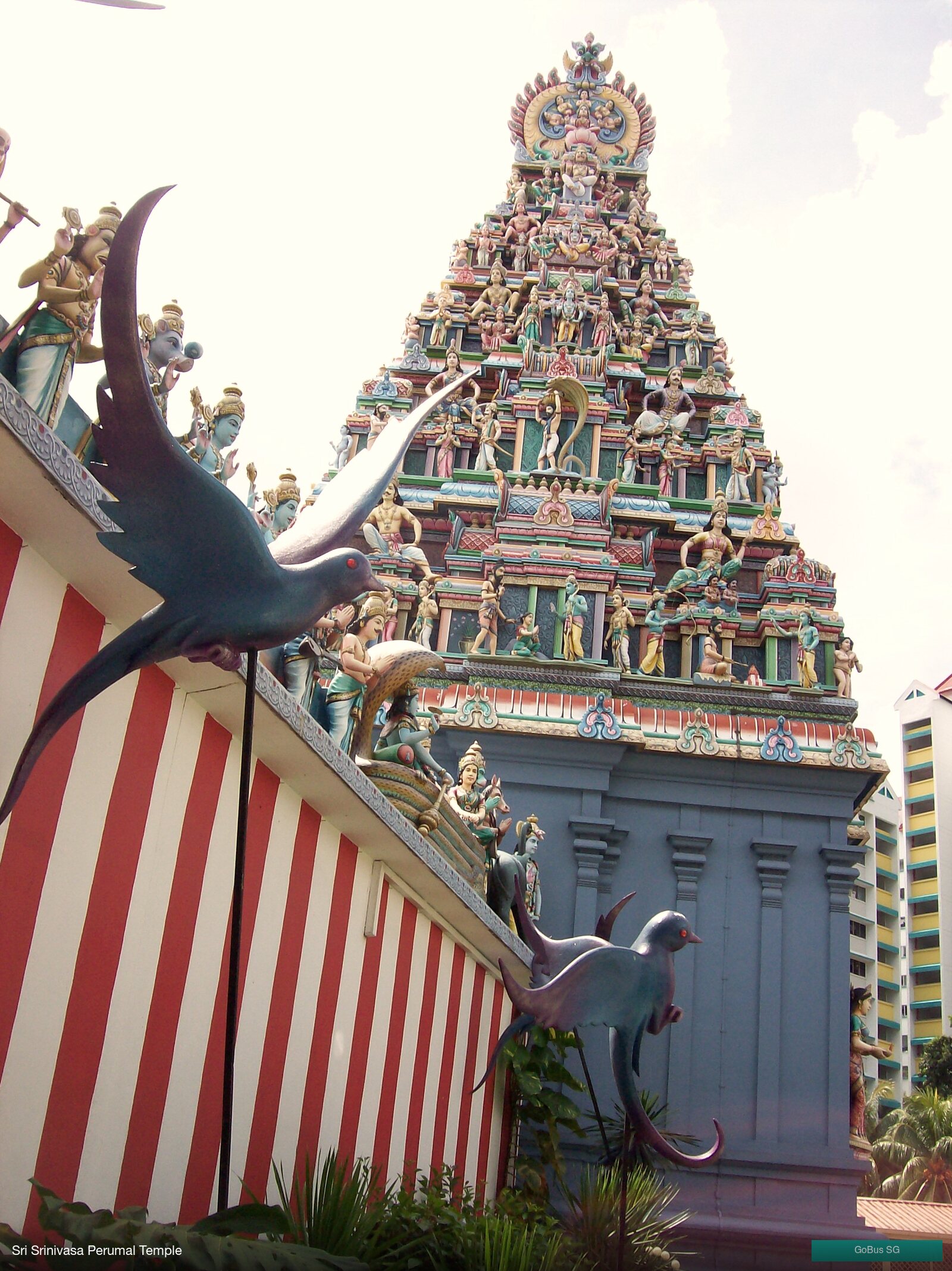 Sri Srinivasa Perumal Temple gopuram, Little India, Singapore