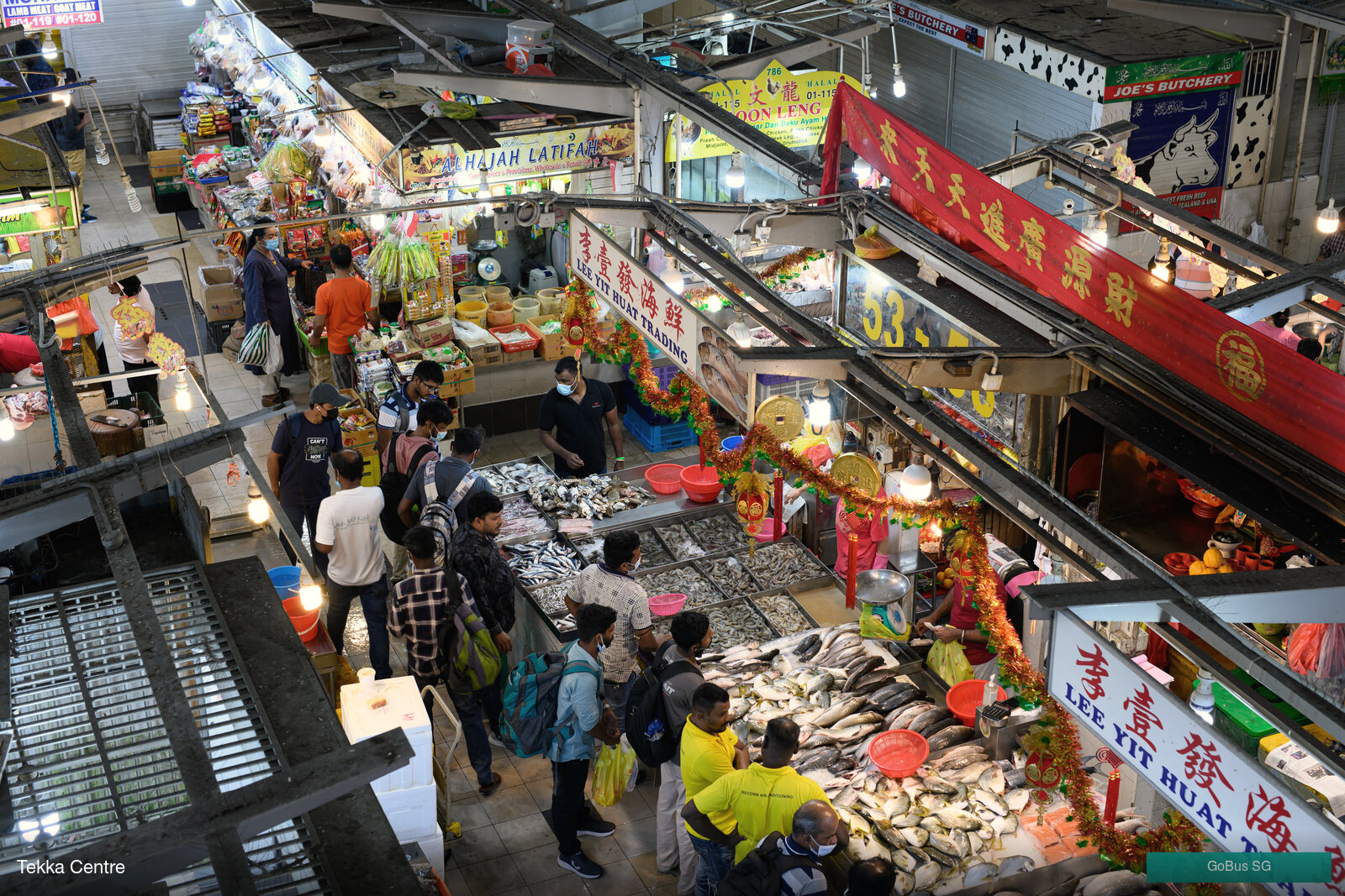 Tekka Centre wet market, Little India, Singapore